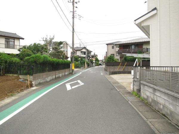 流山市鰭ケ崎　売地の前面道路含む現地写真画像