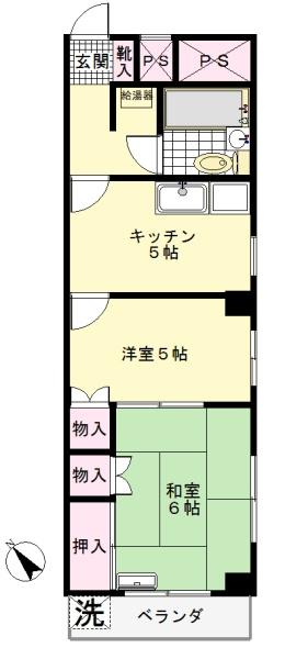 カンフォート流山の間取り画像