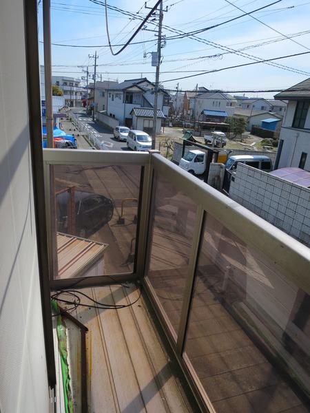 第２田中コーポのバルコニー画像