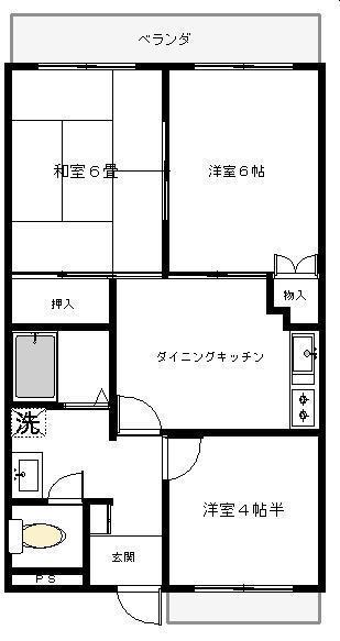 グリンピア南流山の間取り画像