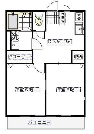 ラフォーレ流山の間取り画像