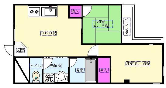 エステートの間取り画像