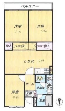 ニックハイム南流山の間取り画像