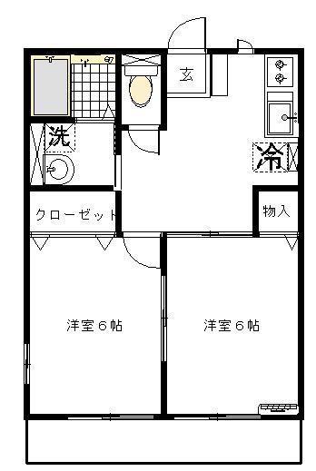 クレセント流山の間取り画像