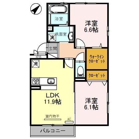 ラヴィベル彦根の間取り画像