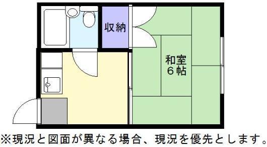 コーポ北野の間取り画像
