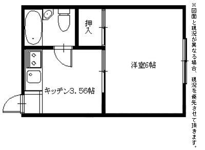 コーポ北野の間取り画像