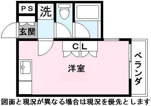 彦根市後三条町のマンションの間取り画像