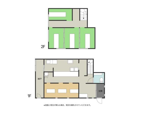 米原市下多良　草野様テナントの間取り画像