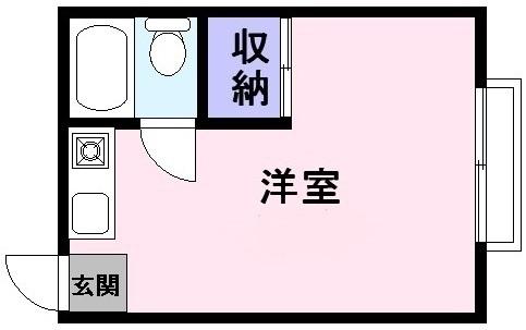 城陽ハイツの間取り画像