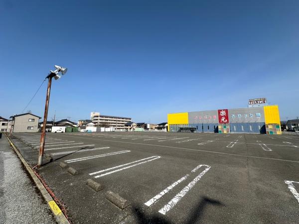 長浜市口分田　事業用地の駐車場画像