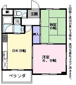 マンションヴェルジェの間取り画像
