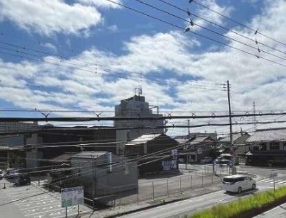 彦根市京町３丁目のマンションの現地からの眺望画像