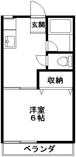 彦根市開出今町のアパートの間取り画像