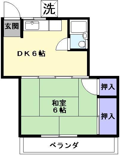 馬場アパートの間取り画像