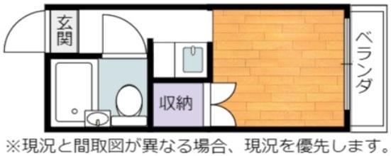 シャトル城町の間取り画像