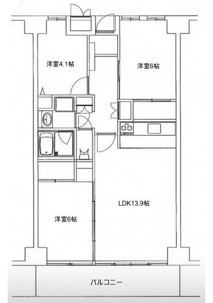 セルバ守山の間取り画像