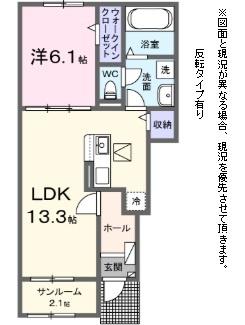 ブレイ　バレーの間取り画像