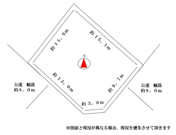 西岡５条１１丁目・古屋付土地の間取り画像