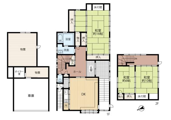 拓北５条３丁目・戸建の間取り画像