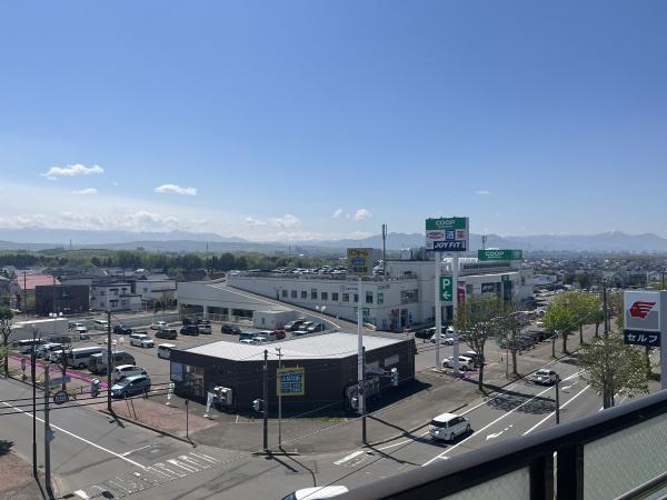 上野幌ファミールハイツ壱番館の現地からの眺望画像