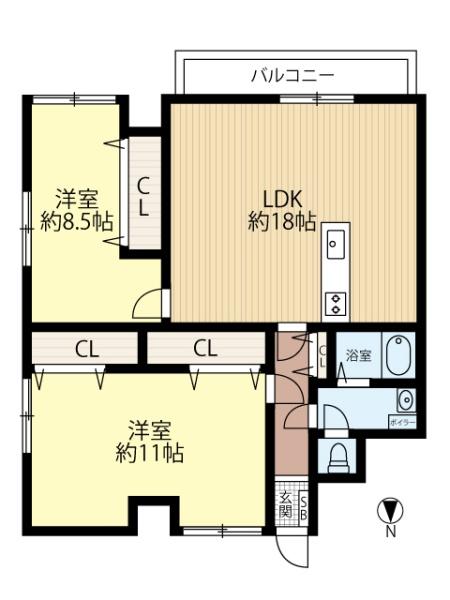 メゾン平岸エトワールの間取り画像