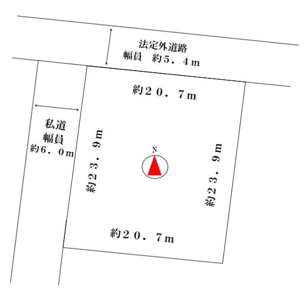 北ノ沢・土地の間取り画像