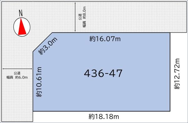 札幌市南区藤野六条4丁目の土地の間取り画像