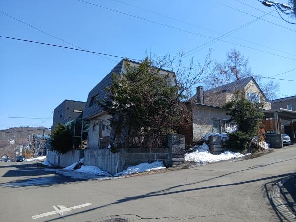 札幌市南区藤野六条4丁目の土地の前面道路含む現地写真画像