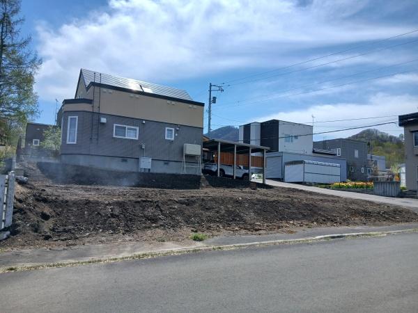 札幌市南区藤野六条4丁目の土地の現地土地写真画像
