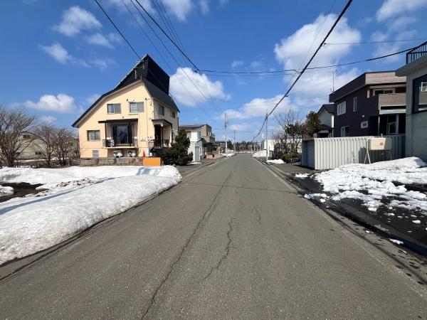 東米里2124-58・土地の前面道路含む現地写真画像