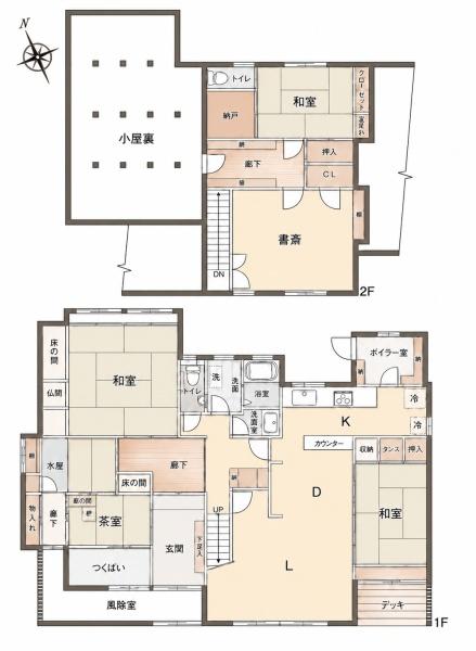 福住2-7・戸建の間取り画像