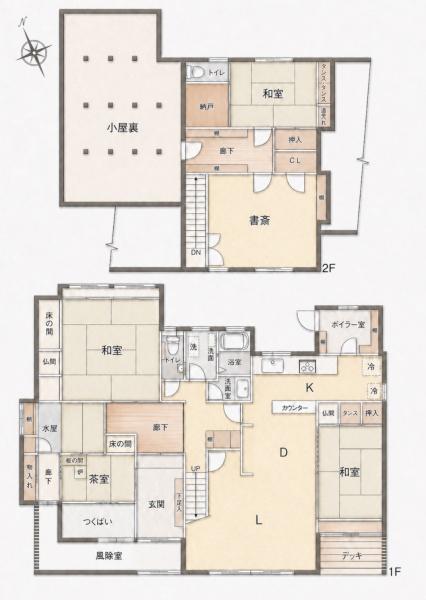 福住2-7・戸建の間取り画像