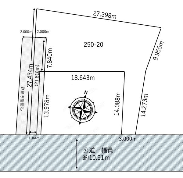 北7条西21丁目・土地の間取り画像