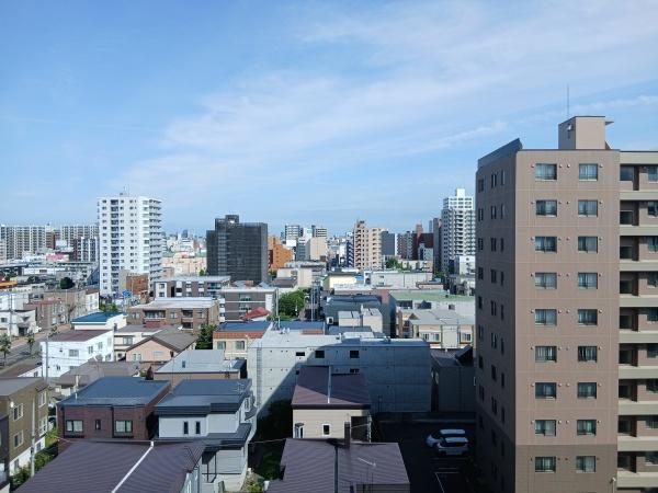 琴似四条シティハウスAの現地からの眺望画像