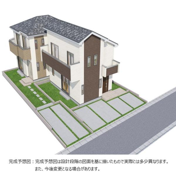 小平市仲町の新築一戸建の完成予想図画像