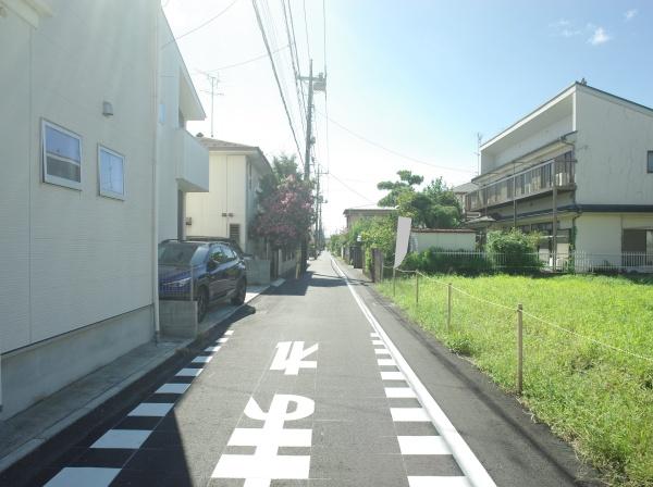 小平市学園西町３丁目の土地の前面道路含む現地写真画像