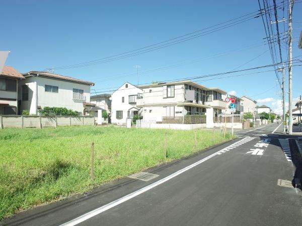小平市学園西町３丁目の土地の前面道路含む現地写真画像