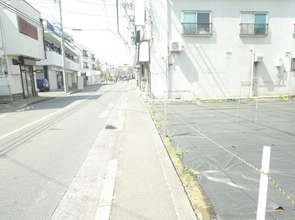 東村山市富士見町５丁目の土地の前面道路含む現地写真画像