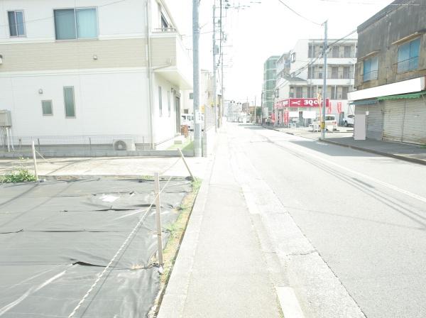 東村山市富士見町５丁目の土地の前面道路含む現地写真画像