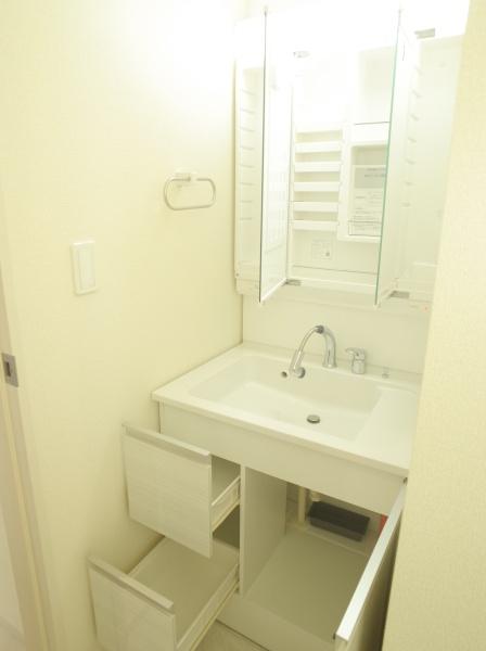 小平市学園西町２丁目の新築一戸建の洗面台・洗面所画像