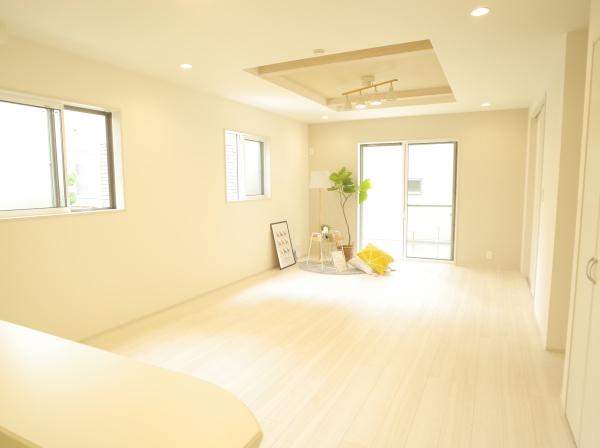 東村山市富士見町３丁目の新築一戸建のリビング画像