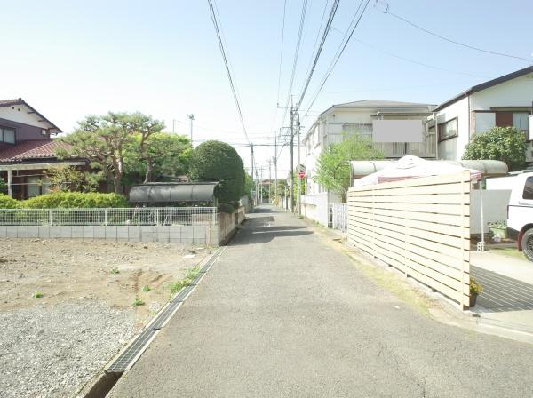 東大和市新堀１丁目の土地の前面道路含む現地写真画像