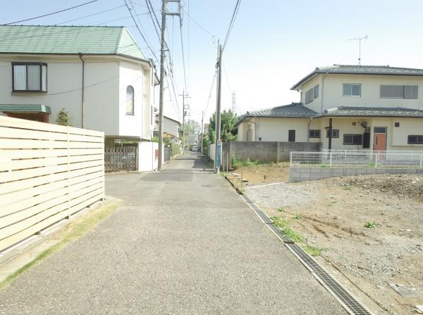 東大和市新堀１丁目の土地の前面道路含む現地写真画像