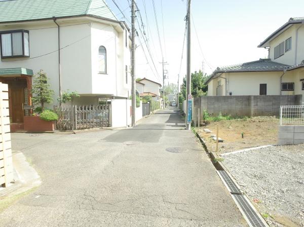 東大和市新堀１丁目の土地の前面道路含む現地写真画像