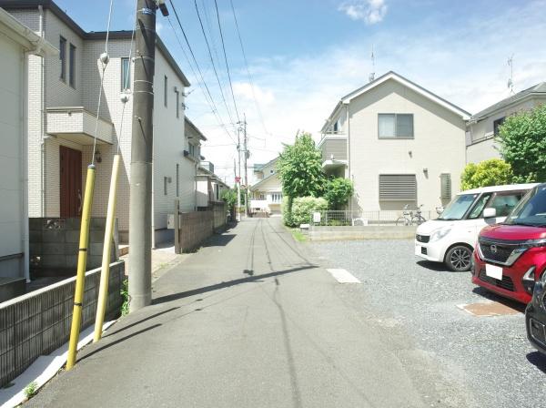 東村山市富士見町５丁目の土地の前面道路含む現地写真画像