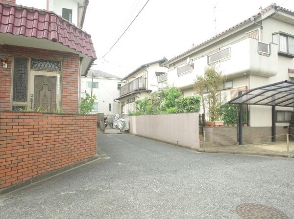 小平市津田町3丁目の土地の前面道路含む現地写真画像