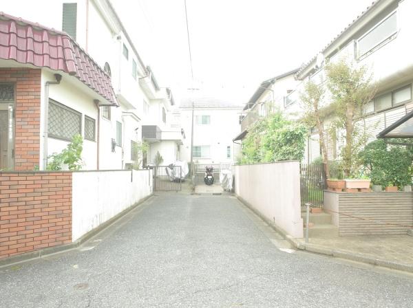 小平市津田町3丁目の土地の前面道路含む現地写真画像