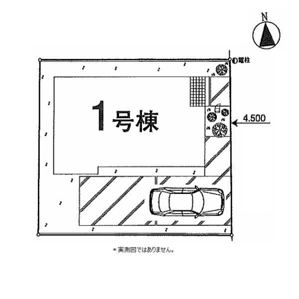 小平市津田町2丁目の新築一戸建の全体区画図画像