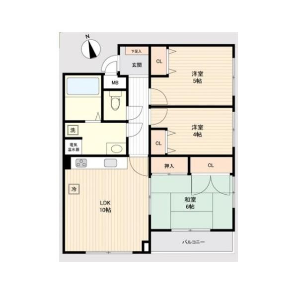 タカギ津田塾マンションの間取り画像